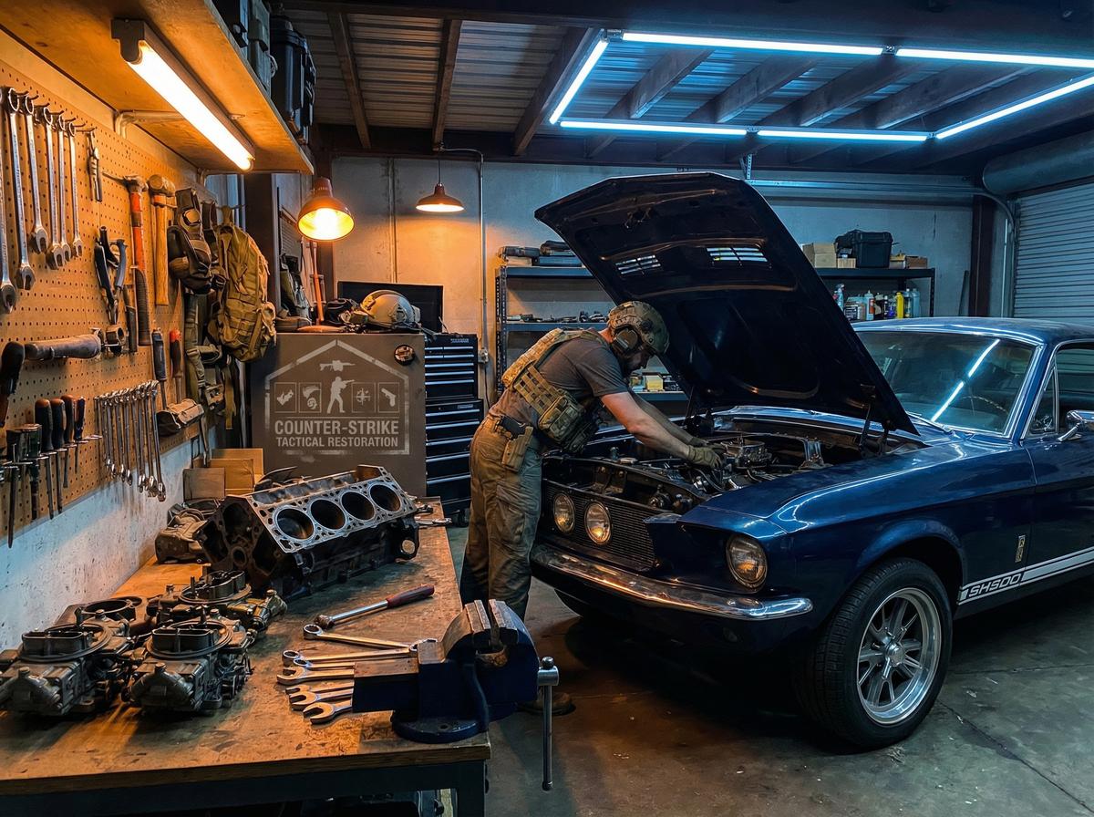 经典野马修复改装视频纪录